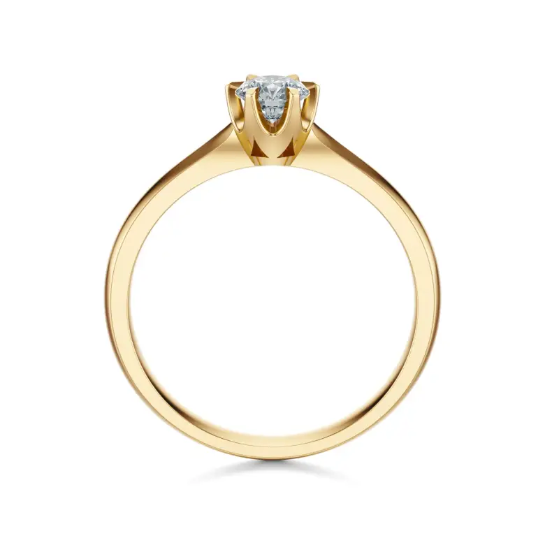 Klasyczny pierścionek zaręczynowy